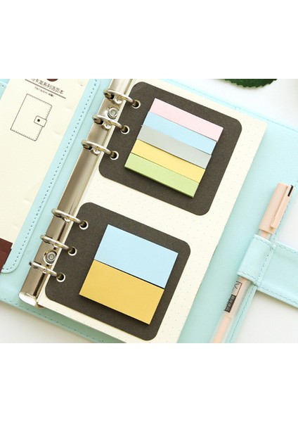 Memo 2 Adet A5 Basit Stil Saydam Mat Bağlayıcı Gevşek Kayış Gevşek Yaprak Iç Çekirdek A6 A7 Dizüstü Günlüğü A5 Planlayıcısı Ofis Malzemeleri (Yurt Dışından)