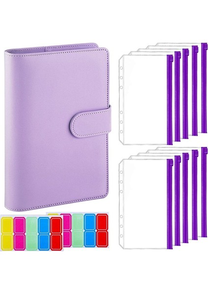 Pembe Kural A5 A5 A6 Bağlayıcı Bütçe Planlayıcısı Defter Kapakları Klasör Renkli 6 Delikli Bağlayıcı Cepler Plastik Bağlayıcı Fermuar Para Tasarruf Zarfı (Yurt Dışından) fiyatları