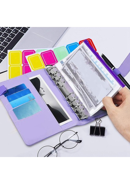 Pembe Kural A5 A5 A6 Bağlayıcı Bütçe Planlayıcısı Defter Kapakları Klasör Renkli 6 Delikli Bağlayıcı Cepler Plastik Bağlayıcı Fermuar Para Tasarruf Zarfı (Yurt Dışından) modelleri