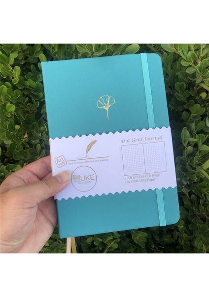 Mavi 180GSM Bambu Kağıdı 180GSM Noktalı Defter Nokta Izgara Dergisi Suluboya Eskiz Defteri Kalınlaşmak Bambu Kağıdı 160 Sayfa 5X5MM Su Geçirmez Kumaş Ciltli (Yurt Dışından)