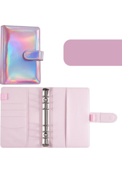 Lazer Pembe A6 2023NEW A5 A6 Acıbadem Kurabiyesi Lazer Renkli Dıy Bağlayıcı Defter Kapağı Günlüğü Gündem Planlayıcısı Kağıt Kapak Okul Kırtasiye (Yurt Dışından)