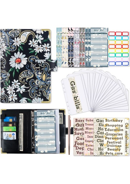 Kelebek A6 Kelebek Kabartma Planlayıcısı Bağlayıcı Iç Sayfa Fermuarlı Zarflar Nakit Zarflar Bütçeleme Para Organizatör Nakit Budgetbinder (Yurt Dışından) modelleri