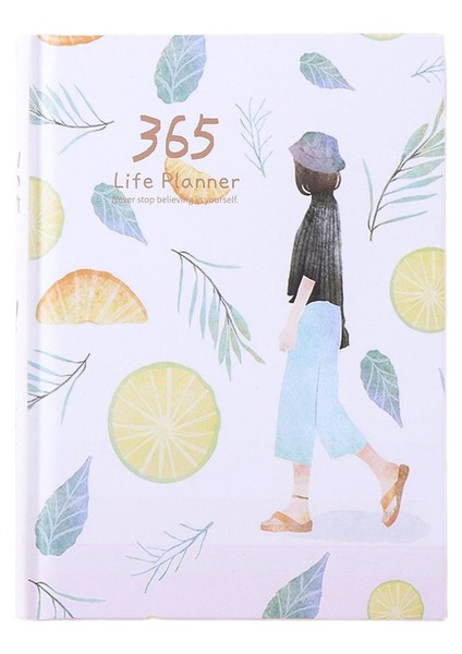 Limon 365 Planlayıcısı Gündem Defter Renkli Iç Sayfa Çizim Yıllık Günlük Plan Dergisi Günlüğü Kitap Kayıt Hayat Kırtasiye Hediyeler (Yurt Dışından)