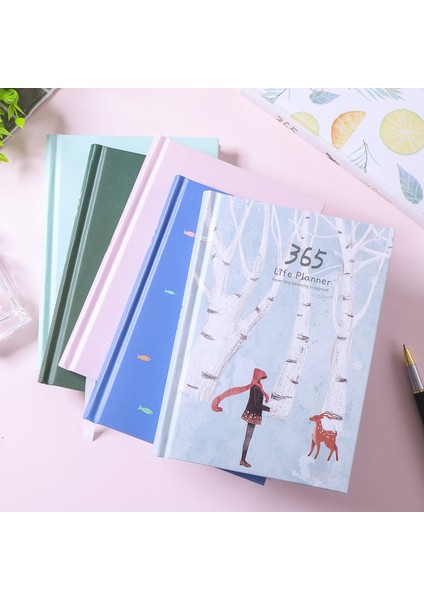 Limon 365 Planlayıcısı Gündem Defter Renkli Iç Sayfa Çizim Yıllık Günlük Plan Dergisi Günlüğü Kitap Kayıt Hayat Kırtasiye Hediyeler (Yurt Dışından)