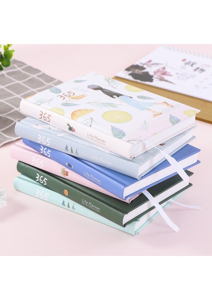 Limon 365 Planlayıcısı Gündem Defter Renkli Iç Sayfa Çizim Yıllık Günlük Plan Dergisi Günlüğü Kitap Kayıt Hayat Kırtasiye Hediyeler (Yurt Dışından)