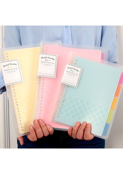 50 Yaprak A5 Noktalı Kokuyo Pastel Kurabiye Bağlayıcı Not A5 B5 Kampüs Gevşek Yaprak Defter Not Günlüğü Ofis Dizin Dosyası Okul Japon Kırtasiye F677 (Yurt Dışından) fiyatları