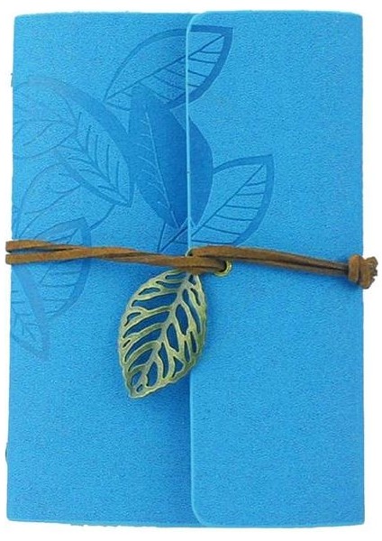 Gök Mavisi Vintage Deri Kılıf Defter Boş Günlüğü Retro Korsan Tasarım Kağıt Not Defteri Değiştirilebilir Gezgin Not Defteri Kırtasiye Malzemeleri (Yurt Dışından)