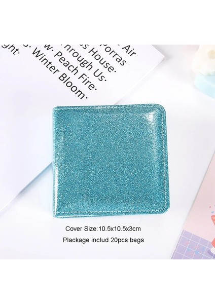 Mavi Set-Glitter Skysonıc 3 Inç Pu Mını Bağlayıcı Fotoğraf Toplama Kitabı 20 Adet Çanta Dahil Dergiler Gündem Planlayıcısı Dıy Kartpostallar Organizatör Hediye Seti (Yurt Dışından)