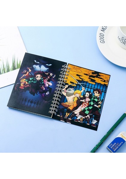 Stil 2 Iblis Avcısı Sketchbook Anime Dizüstü Programları Kırtasiye Okul Malzemeleri Sabit Kawaii Günlüğü Not Defteri Kamado Nezuko (Yurt Dışından)