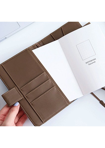 Siyah A6 Fromthenon Saf Renk Defter Kapağı A5 A6 Hobo Planlayıcısı Kitap Kapağı Kumaş Sanat Dizüstü Kabuk Öğrenci Günlüğü Okul Kırtasiye (Yurt Dışından) fırsatları