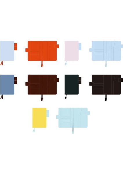 Siyah A6 Fromthenon Saf Renk Defter Kapağı A5 A6 Hobo Planlayıcısı Kitap Kapağı Kumaş Sanat Dizüstü Kabuk Öğrenci Günlüğü Okul Kırtasiye (Yurt Dışından) indirimleri