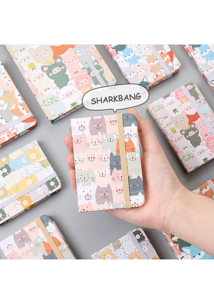 A5 1 Adet Rastgele Sharkbang A5 A6 A7 Mini Dizüstü Trompet Sevimli Not Defteri Sert Kapak Kawaii Kedi Hayvanlar El Kitabı Dergisi Gündem Kitaplar Kırtasiye (Yurt Dışından) fırsatları