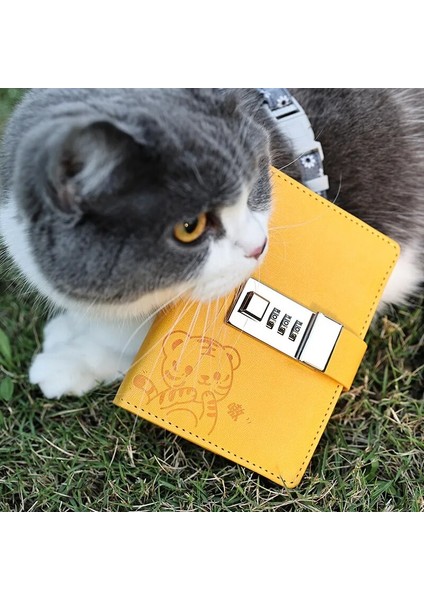 Göl Mavi Kawaii Dizüstü A7 Kilitli Not Defteri Kırtasiye Asma Kilit Çocuklar Okul Günlüğü Sketchbook Şifre Planlayıcısı Organizatör Küçük Not Defteri (Yurt Dışından) indirimleri