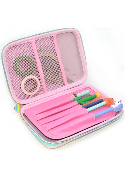 J Unicorn Kalem Kutusu Kawaii Estojo Escolar Yaratıcı Estuche Escolar Okul Malzemeleri Trousse Scolaire Stylo Kalem Kutusu Kalem Kutusu (Yurt Dışından)