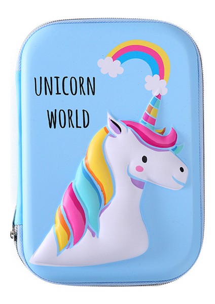 Mavi Unicorn Unicorn Kalem Kutusu Okul Estuche Escolar Estojo Escola Trousse Scolaire Stylo Kalemlik Kalem Kutusu Kalem Kutusu Flamingo Kutusu (Yurt Dışından)