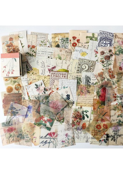C Dimi 400 Yaprak Retro Bloknot Sülfürik Asit Kağıt Malzeme Kitap Kağıdı Scrapbooking Dekoratif El Sanatları Okul Malzemeleri Kırtasiye (Yurt Dışından)