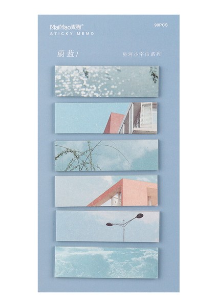 C-90 Adet-Tipi 12 120 Sayfa Morandi Degrade Renk Yapışkan Not Kawaii Yayınlandı Yapışkan Notlar Sevimli Dizin Bloknot Yer Ayracı Kağıt Etiket (Yurt Dışından)