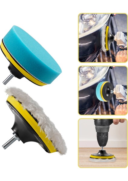 5 Inç Set 3/4/5 Inç Araba Parlatma Pedi Seti Araba Ağda Sünger Disk Yün Tekerlek Matkap Parlatma Kiti Profesyonel Oto Boya Bakım Parlatma Pedleri (Yurt Dışından) modelleri