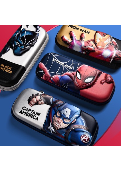 Panter B Disney Orijinal Örümcek Adam Okul Kalem Kutusu Saklama Kutusu Karikatür Demir Adam Panter Papeleria Kalem Çantası Kırtasiye Okul Malzemeleri (Yurt Dışından) modelleri