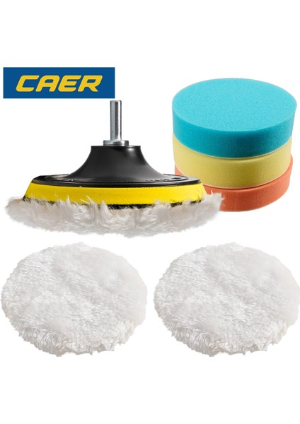 4 Inç Set 3/4/5 Inç Araba Parlatma Pedi Seti Araba Ağda Sünger Disk Yün Tekerlek Matkap Parlatma Kiti Profesyonel Oto Boya Bakım Parlatma Pedleri (Yurt Dışından) fiyatları