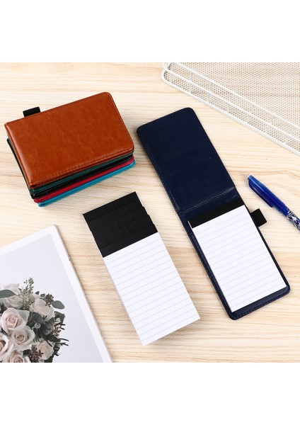 Açık Mavi 17.5X10 cm Mini Cep Dizüstü Çok Fonksiyonlu A7 Günlük Planlayıcısı Notlar Çalışma Not Defteri Deri Not Defteri Yedekler Bloknot (Yurt Dışından)
