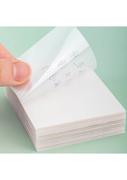 Pembe Orta Şeffaf Yapışkan Notlar 50 Yapraklık Paket Post Not Defteri Bloknot It Kırtasiye Yapışkan Sekmeler Kitaplar Için Notlar (Yurt Dışından)