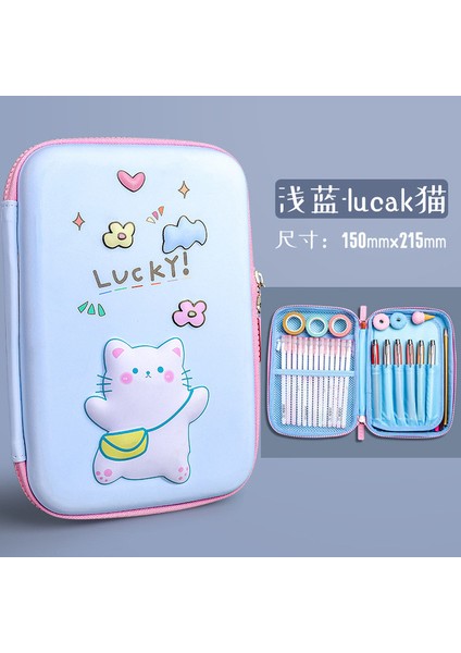 G Kawaii Unicorn Kalem Kutusu Sevimli Kedi Kalem Kutusu Estuche Estojo Escolar Papeleria Piornik Kırtasiye Licorne Etui Trousse Ecole (Yurt Dışından)
