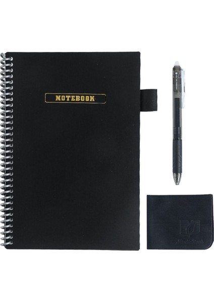 Yeşil A5 Silinebilir Defter Kağıdı Yeniden Kullanılabilir Akıllı Kablolu Defter Taşınabilir Su Geçirmez Not Defteri Spiral Not Defteri (Yurt Dışından)