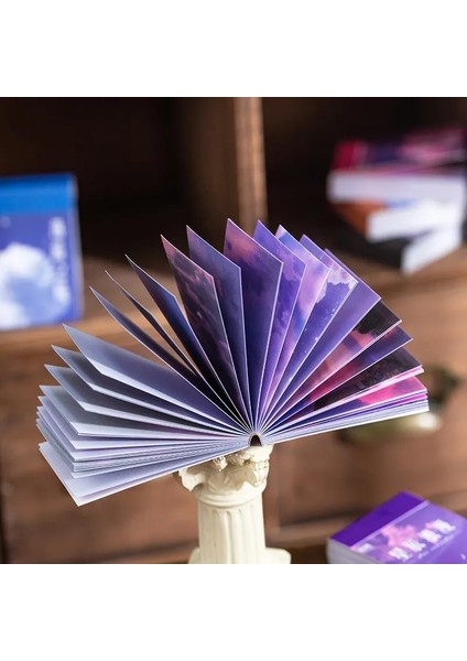 E 50 Adet Ins Stil Estetik Gökyüzü Manzara Mini Kitaplar Deco Kırtasiye Mermi Günlük Çıkartmaları Not Defteri Zanaat Yapışkan Notlar (Yurt Dışından) modelleri