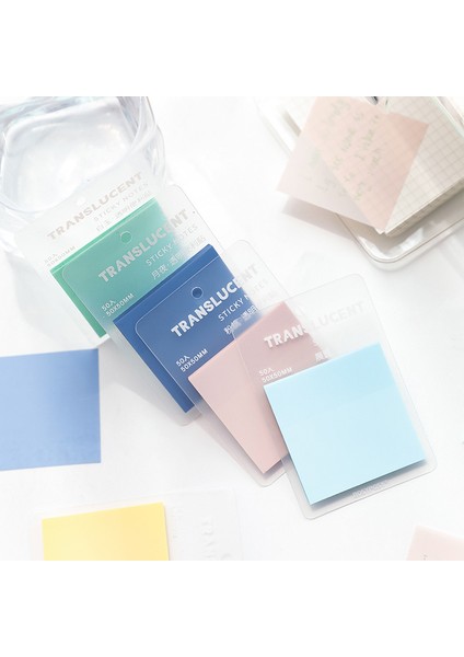 E 50 Adet/takım Morandi Düz Renk Yapışkan Notlar Bloknot Günlüğü Sabit Pul Karalama Defteri Dekoratif Şeffaf N Kez Yapışkan (Yurt Dışından) modelleri