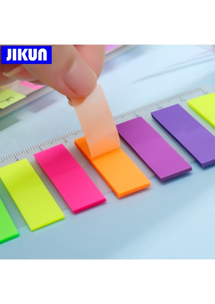 D 1 Paket Jıkun 100 Sayfa Şeffaf Sekmeler Yapışkan Notlar Bayraklar Neon Sayfa Işaretleyiciler Kağıt Dizini Imi Kırtasiye (Yurt Dışından)