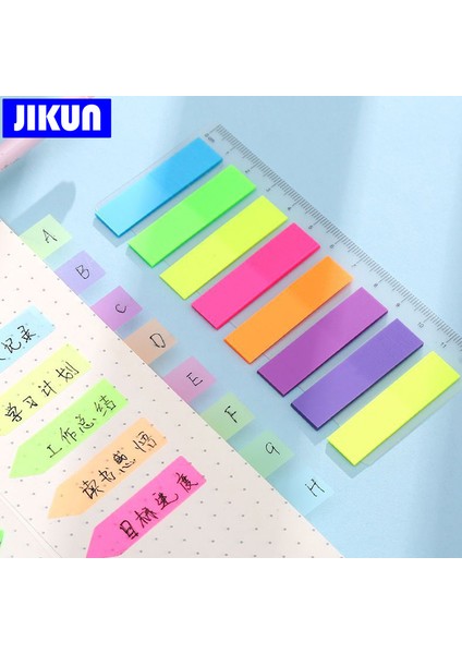 B 1 Paket Jıkun 100 Sayfa Şeffaf Sekmeler Yapışkan Notlar Bayraklar Neon Sayfa Işaretleyiciler Kağıt Dizini Imi Kırtasiye (Yurt Dışından)