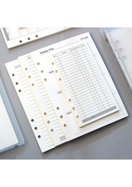 Style5 A5 A5 A6 Gevşek Yaprak Defter Dolum Spiral Ciltleyici Iç Sayfa Günlüğü Haftalık Aylık Planlayıcı Yapılacaklar Listesi Çizgi Nokta Izgara Iç Kağıt (Yurt Dışından) fiyatları