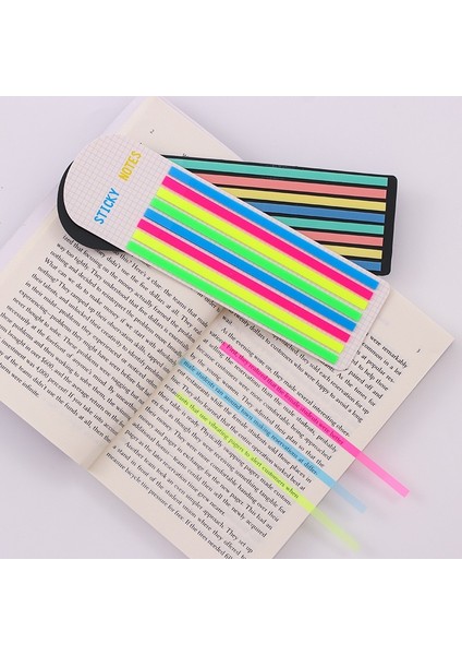 Floresan 160 Adet 160 Adet Renkli Çıkartmalar Yapışkan Şeritler Şeffaf Floresan Endeksi Sekmeler Bayraklar Kırtasiye Çocuk Hediyeler Okul Ofis Malzemeleri (Yurt Dışından)
