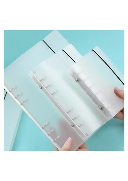 Yarı Saydam A5 2023 45 Sayfa Kawaii A5 A6 Gevşek Yaprak Defter Kağıdı Dolum Spiral Bağlayıcı Dizin Iç Sayfalar Aylık Haftalık Günlük Planlayıcı Gündem (Yurt Dışından)