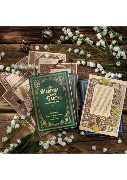 F Yoofun 50 Sayfa Vintage Ortaçağ Arka Bahçeleri Malzeme Kağıt Scrapbooking Günlükleme Dekorasyon Kart Yapımı Dıy Kırtasiye (Yurt Dışından) fiyatları