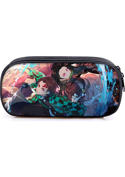 Stil 1 Anime Iblis Avcısı Hayalet Bıçak Karikatür Baskı Kalem Çantası Öğrenci Kalem Kutusu Erkek Kız Saklama Çantası Çocuklar Okul Malzemeleri Kırtasiye (Yurt Dışından) fırsatları