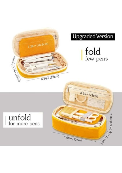 Gökyüzü Mavi 2 Erkek Kız Öğrenci Sabit Jel Kalem Kalem Kutusu Çanta Kılıfı Fermuarlı Kawaii Kalem Kutusu Okul Kalem Kılıfı Malzemeleri Kalem Çantası (Yurt Dışından) fiyatları