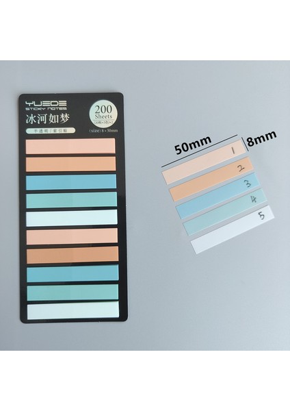 Stil 2 200 Sayfa Yayınlanmıştır Şeffaf Yapışkan Notlar Kendinden Yapışkanlı Açıklama Kitap Okuma Yer Imleri Sekmeler Not Defteri Estetik Kırtasiye (Yurt Dışından)
