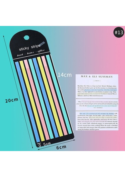 E 160 Sayfa Uzatmak Şeffaf Gökkuşağı Endeksi Bloknot It Yapışkan Bloknot Kağıt Etiket Notları Okul Malzemeleri Kırtasiye (Yurt Dışından)