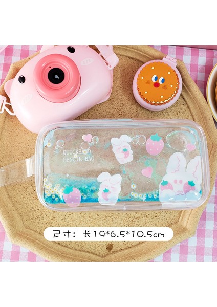 Sarı Şeffaf Büyük Kalem Kutusu Pvc Okul Malzemeleri Kalem Çantası Kırtasiye Hediye Okul Okula Dönüş Kalem Kutusu Kırtasiye (Yurt Dışından)