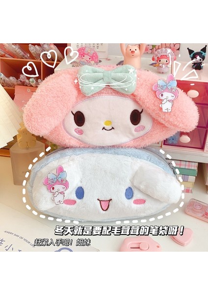 16 Peluş Kalem Çantası Kalem Çantası Kawaii Sevimli Kız Karikatür Kırtasiye Kutusu Okul Malzemeleri Kore Kırtasiye (Yurt Dışından) fırsatları