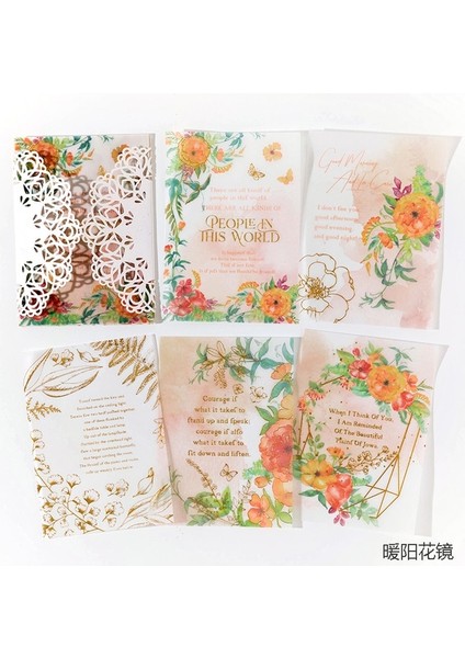 Stil 2 10 Adet Bronzlaştırıcı Dokulu Malzeme Kağıt Vintage Çiçek Bahçesi Önemsiz Dergisi Scrapbooking Kart Önemsiz Dergisi Arka Plan Kağıdı (Yurt Dışından)