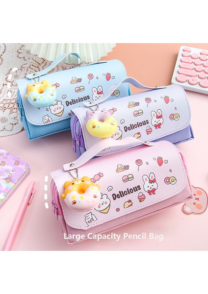 15 Okul Malzemeleri Kawaii Kırtasiye Okul Kalem Kutuları Kızlar Için Çanta Kalemler Sevimli Kore Kırtasiye Kuburluklar Tedarik Mağazası Estetik (Yurt Dışından) fırsatları