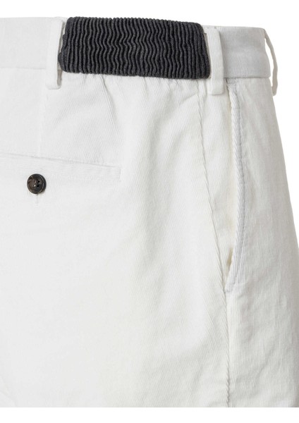 Kırık Beyaz Renk Kadife Beli Lastikli Jogger Pantolon fırsatları