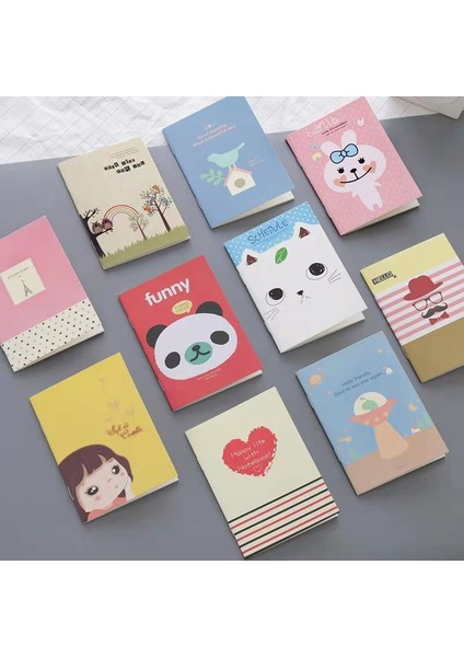 Rastgele Mix 120X85MM 10 Adet/grup Yaratıcı Kore Mini Dizüstü Karikatür Taşınabilir Küçük Not Defteri Kawaii Öğrencileri Kırtasiye Hediyeler Çocuklar Ödüller Malzemeleri (Yurt Dışından) fiyatları