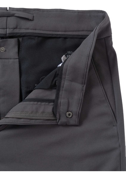 Antrasit Renk Teknik Chino Pantolon