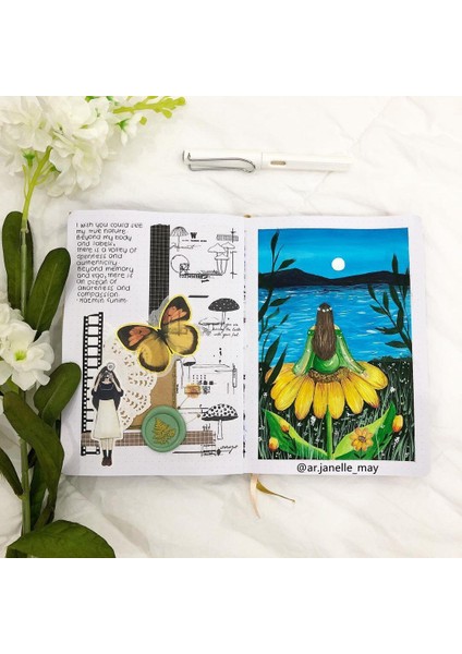 Oğlak 180G Bambu Kağıt A5 Burç Başak Nokta Izgara Defter Noktalı Dergisi 180GSM Bambu Kalın Kağıt 160 Sayfa 5*5 mm Noktalar-Kutusu Hediye (Yurt Dışından)