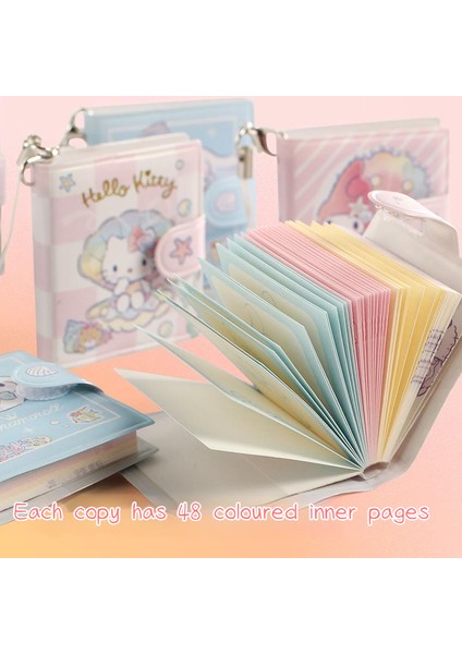 8 Adet-2 Takım Sanrio Karikatür Mini Not Defteri Kawaii My Melody Kuromi Cinnamoroll Dizüstü Taşınabilir Cep El Kitabı Kırtasiye Öğrenciler Malzemeleri (Yurt Dışından) indirimleri