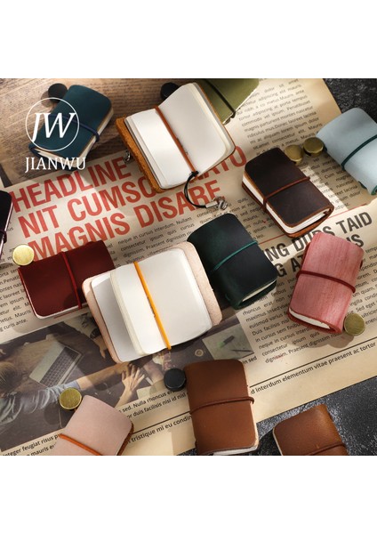 Fmp-Mavi Jıanwu 32 Sayfa Ultra Küçük Mini El Kitabı Dizüstü Sevimli Değiştirilebilir Gevşek Yaprak Tether El Hesabı Not Defteri Pad Kawaii Kırtasiye (Yurt Dışından)